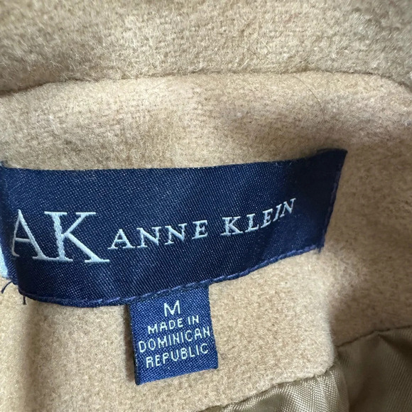 Anne Klein Tan Wool Blend Women's Sz M - Picture 11 of 15